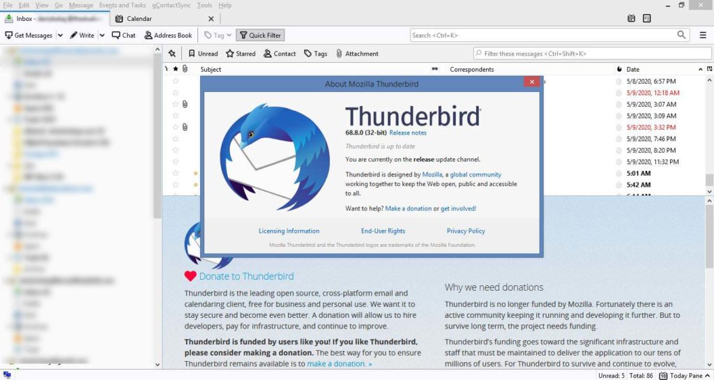 Thunderbird ile e-mail hesaplarınızı Outlook'a alternatif olarak bilgisayarınızda yönetebilirsiniz.